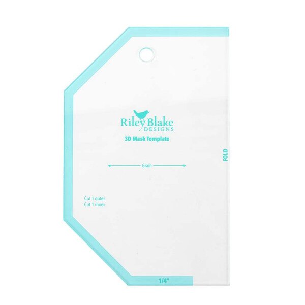 3D Face Mask Template Riley Blake Designs